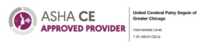 ASHA CE Approved Provider Logo